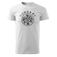 DRAGOWA κοντομάνικο μπλουζάκι Hungary 160 g/m², λευκό