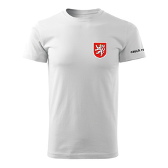 DRAGOWA short-sleeve t-shirt small colored Czech emblem 160 g/m², white