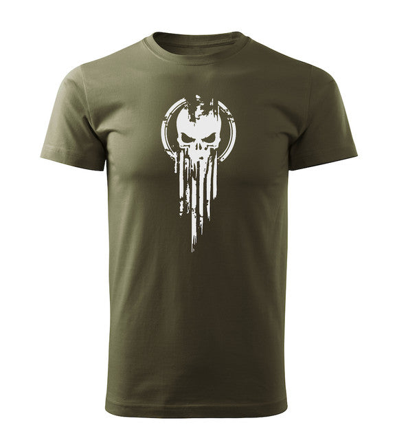 DRAGOWA Skull T-Shirt, Short Sleeve