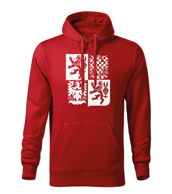 DRAGOWA Czech Large Emblem Men's Hoodie