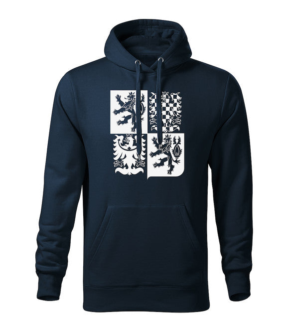 DRAGOWA Czech Large Emblem Men's Hoodie