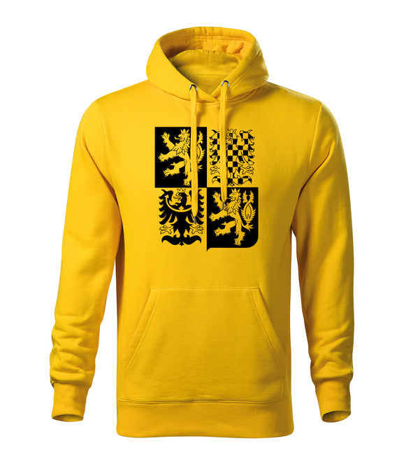 DRAGOWA Czech Large Emblem Men's Hoodie
