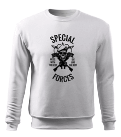 DRAGOWA men's sweatshirt special forces 300 g/m², white