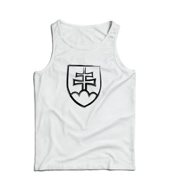 DRAGOWA men's tank top Slovak emblem 160 g/m², white