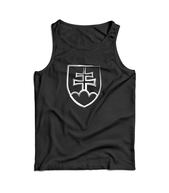 DRAGOWA Slovak Symbol Men's T-Shirt 160 g/m², White