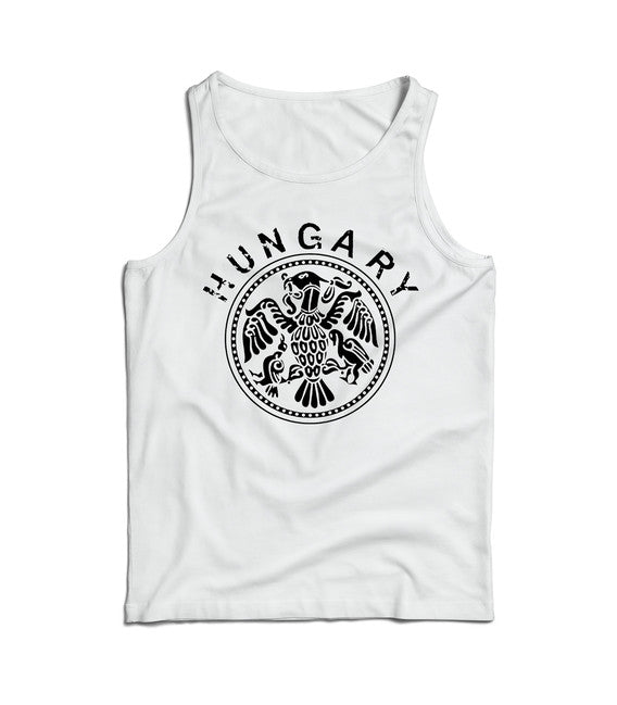 DRAGOWA Men's Tank Top Hungary 160g/m2, White