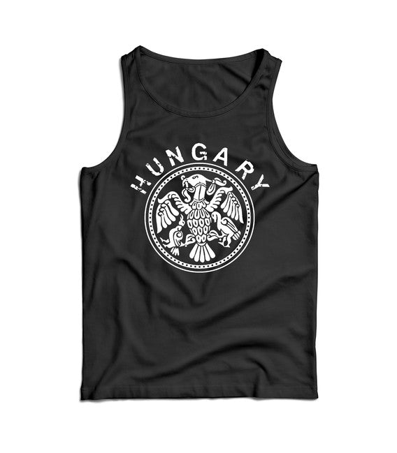 DRAGOWA Hungary Men's Tank Top 160 g/m², White
