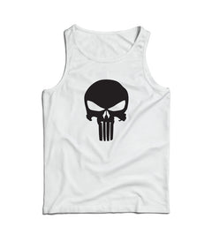 DRAGOWA men's tank top Punisher 160 g/m², white