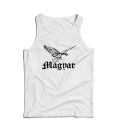 DRAGOWA men's tank top Turul bird 160 g/m², white