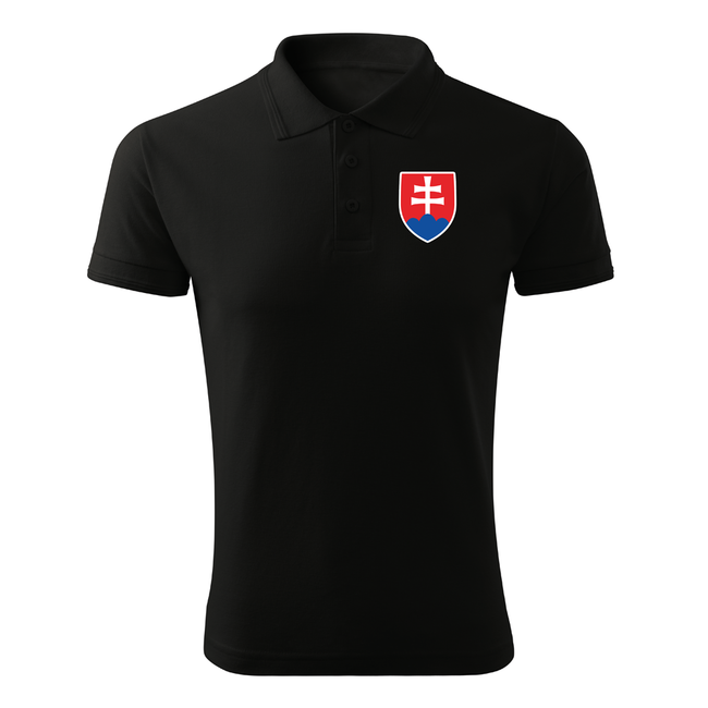 DRAGOWA Polo Shirt, Small Slovak Emblem