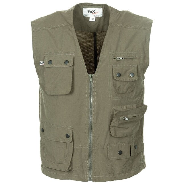 Fox Outdoor Microfleece Vest, OD Green
