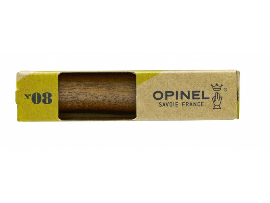 Opinel VRI N°08 Inox Folding Knife, Walnut