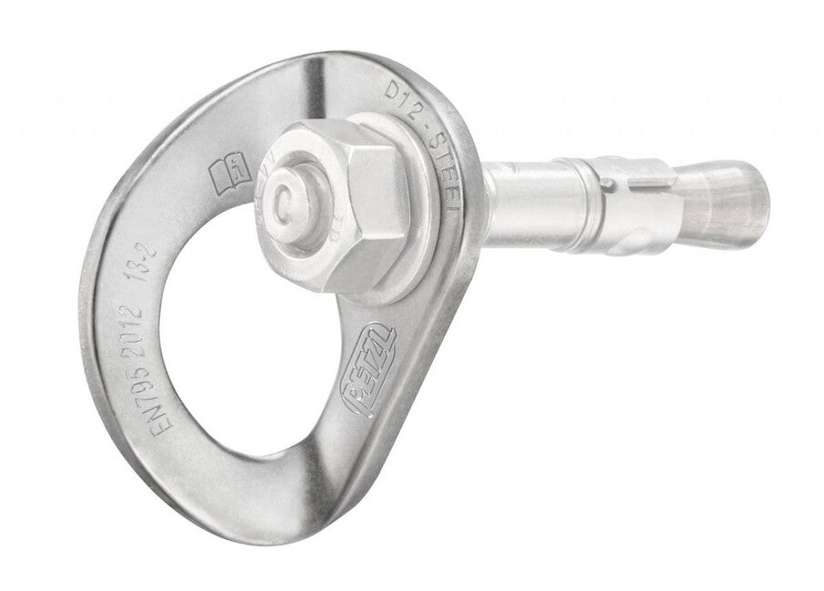 Petzl oceľová plaketa Coeur Steel 12 mm, oceľ