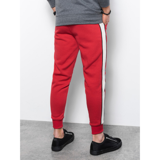 Ombre Men's Sweatpants P865, Red