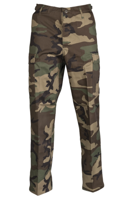 Mil-Tec US BDU Ranger Trousers, Woodland