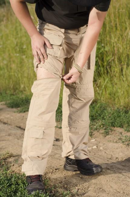Fox Multifunctional Microfiber Pants, Khaki