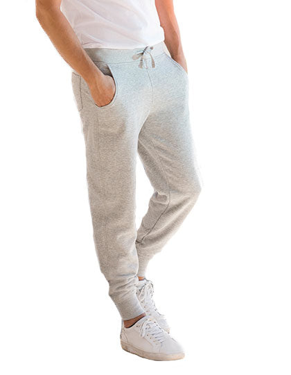 SKINNIFIT Men's Slim Jogger Sweatpants, Grey