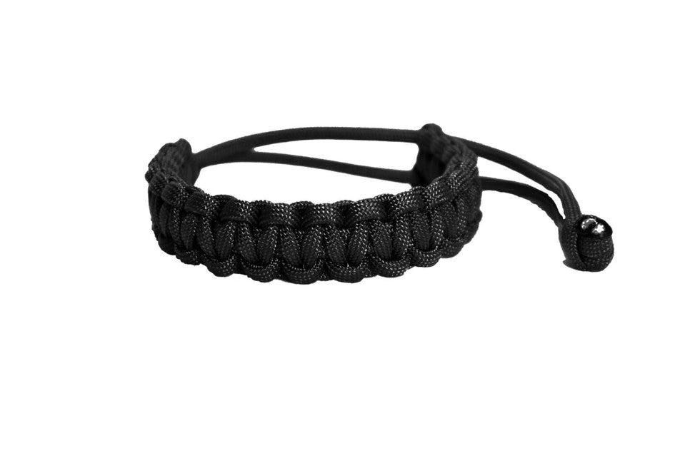 Cordell Mad Max Paracord Bracelet, Black, 1.9cm Width, Adjustable