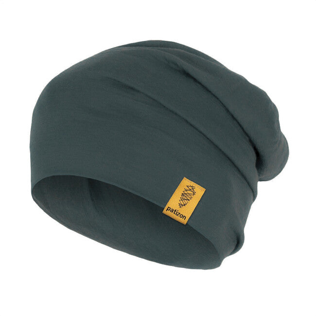 Patizon Merino Beanie, Gun Metal