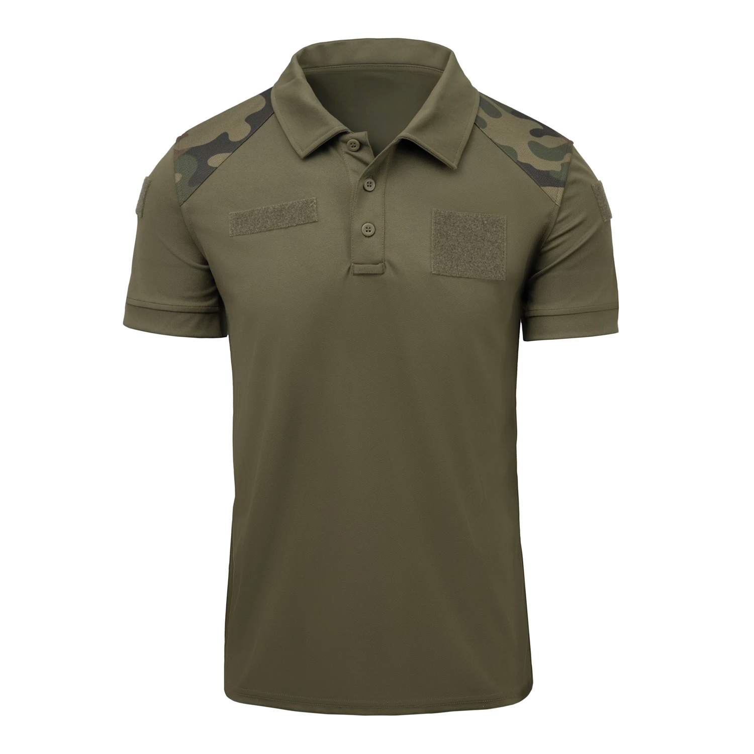 Helikon-Tex Military polo shirt, Olive Green/PL Woodland