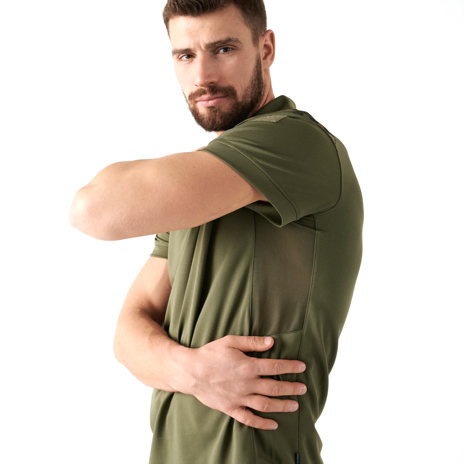 Helikon-Tex Military polokošeľa, Olive Green/PL Woodland