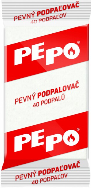 PE-PO tuhý podpaľovač 40 podpaľovačov