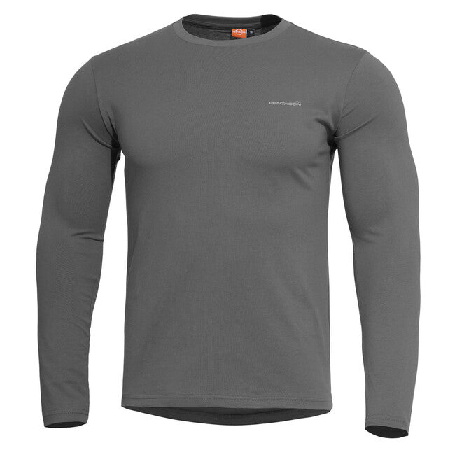 Pentagon Ageron 2.0 Long Sleeve T-Shirt, Wolf Grey