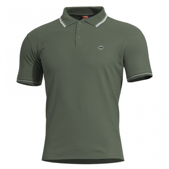 Pentagon Aniketos Polo Shirt, Camo Green
