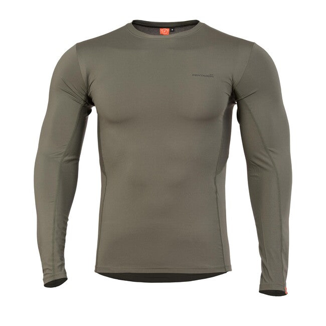 Pentagon Apollo Functional Long Sleeve Shirt, Camo Green