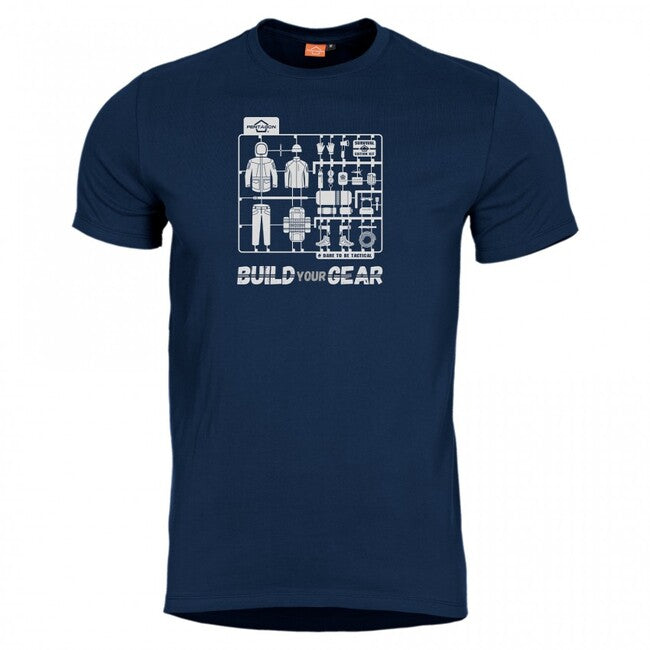 Pentagon Built Your Gear T-Shirt, Midnight Blue