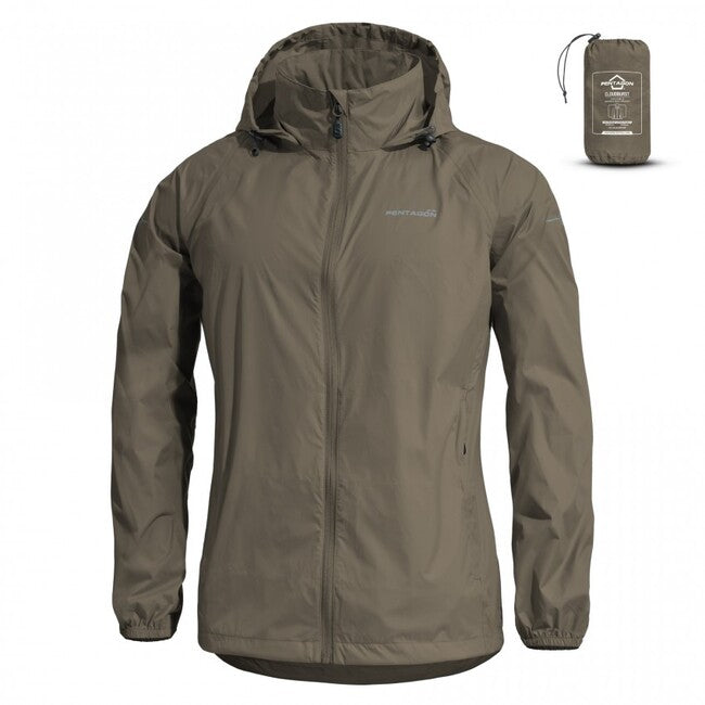 Pentagon Cloudburst Packable Women's Jacket, Dark Grey