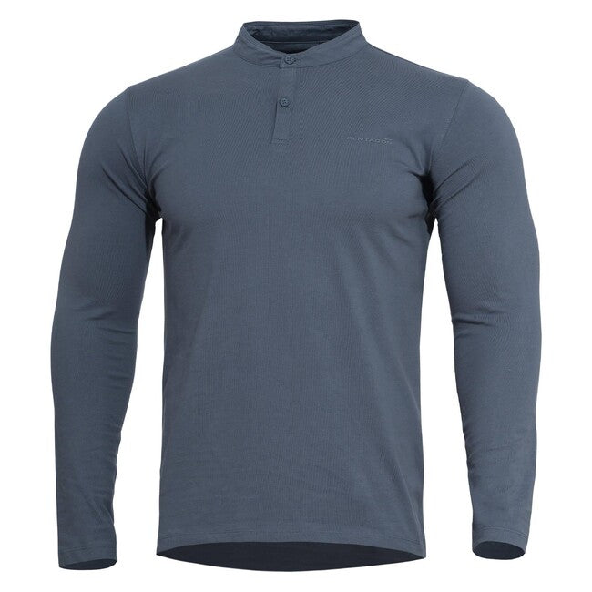 Pentagon Romeo 2.0 Long Sleeve Button Shirt, Charcoal Blue