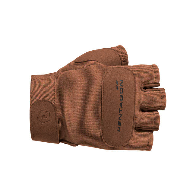 Pentagon Duty Mechanic 1/2 Fingerless Gloves, Coyote