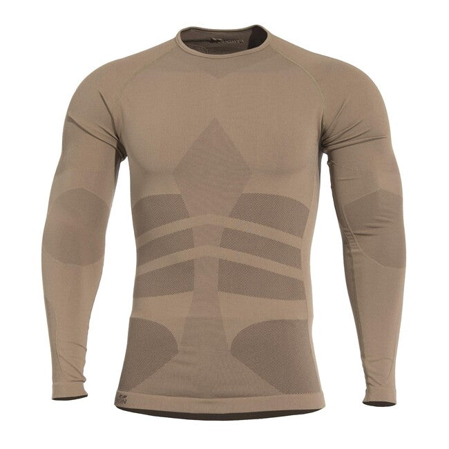 Pentagon Plexis Functional Long Sleeve Shirt, Coyote