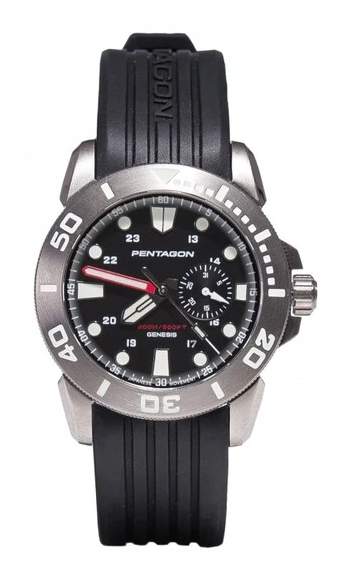 Pentagon Genesis Watch, Silver