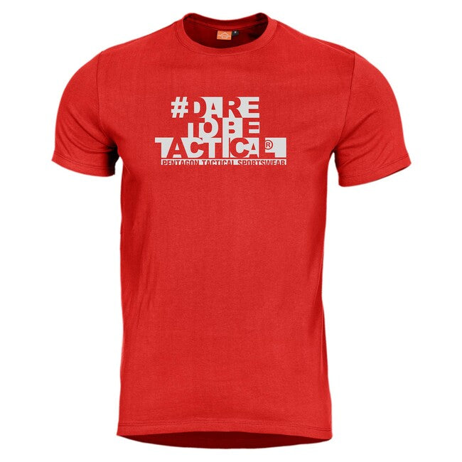 Pentagon Ageron Hashtag T-Shirt, Lava Red