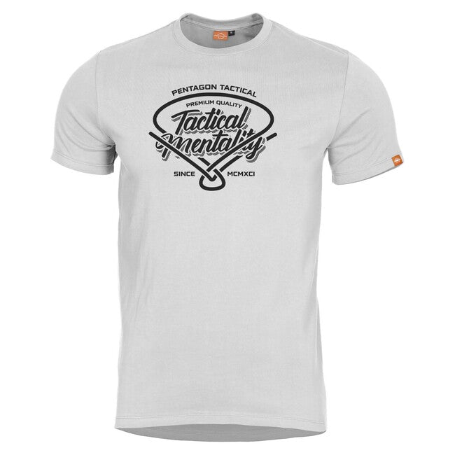 Pentagon Ageron Tactical Mentality T-Shirt, White