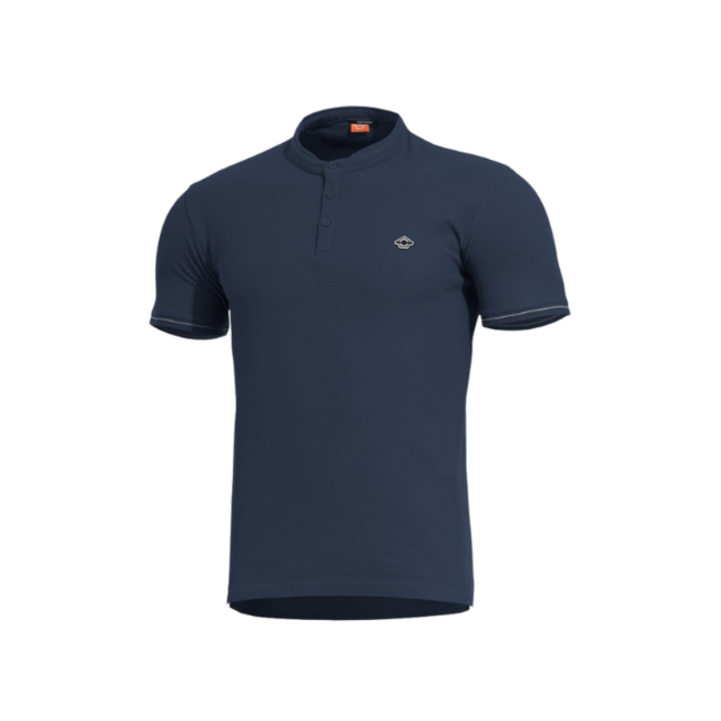 Pentagon tričko Levantes Henley Stripes, navy blue