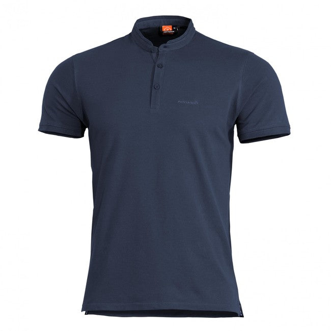 Pentagon Henley T-Shirt, Navy Blue