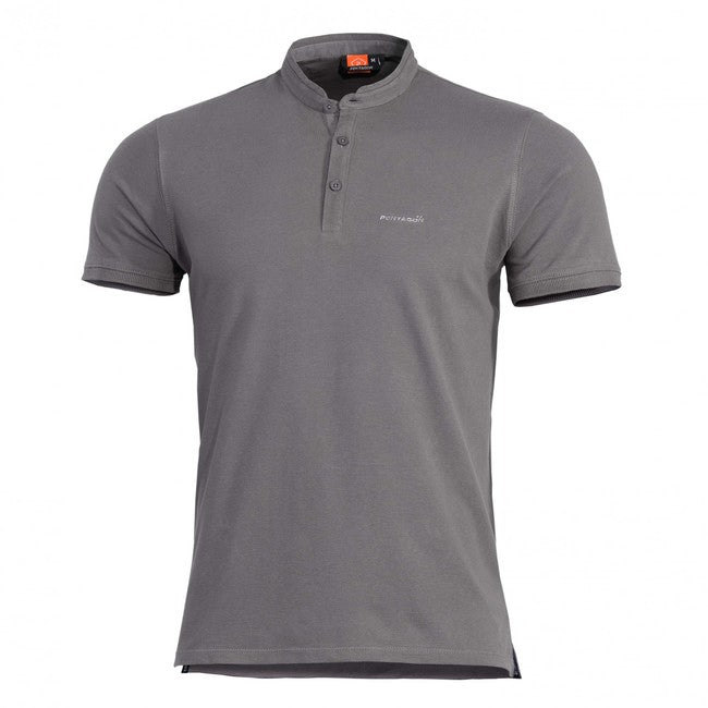 Pentagon tričko Levantes Henley, sivé