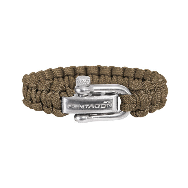 Pentagon Paracord Bracelet, Coyote