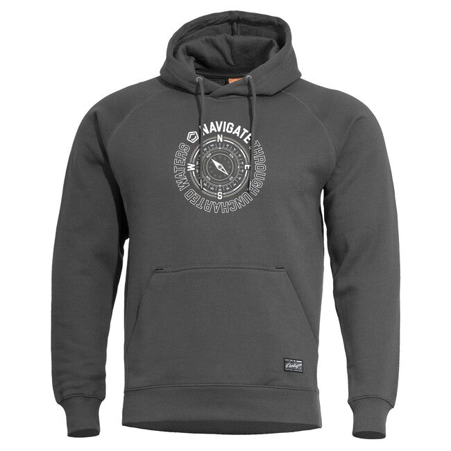 Pentagon Navigate Men's Hoodie, Grey