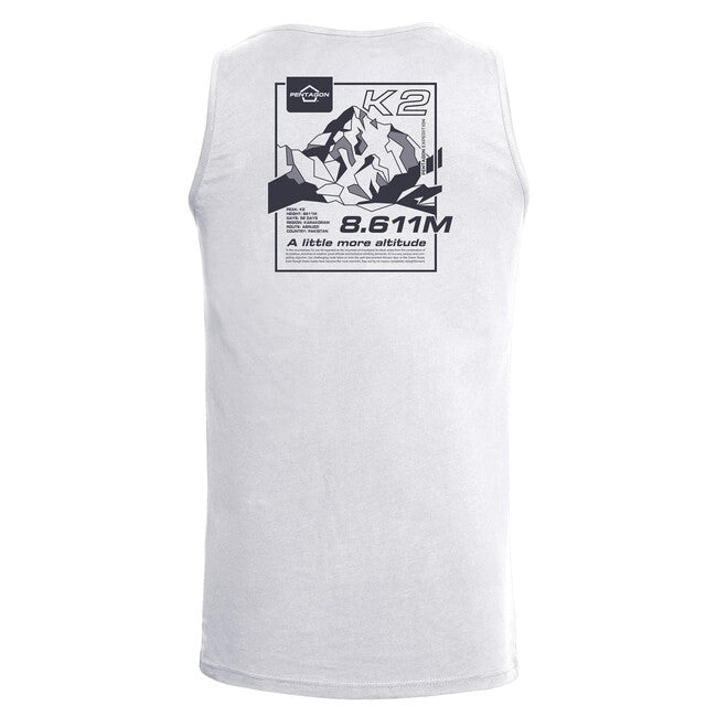 Pentagon Astir K2 Mountain Tank Top, White