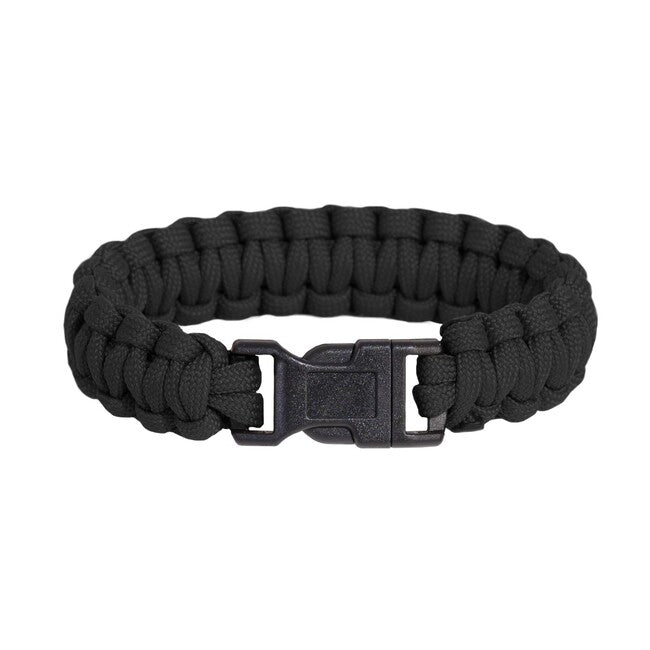 Pentagon Pselion Paracord Bracelet, Black