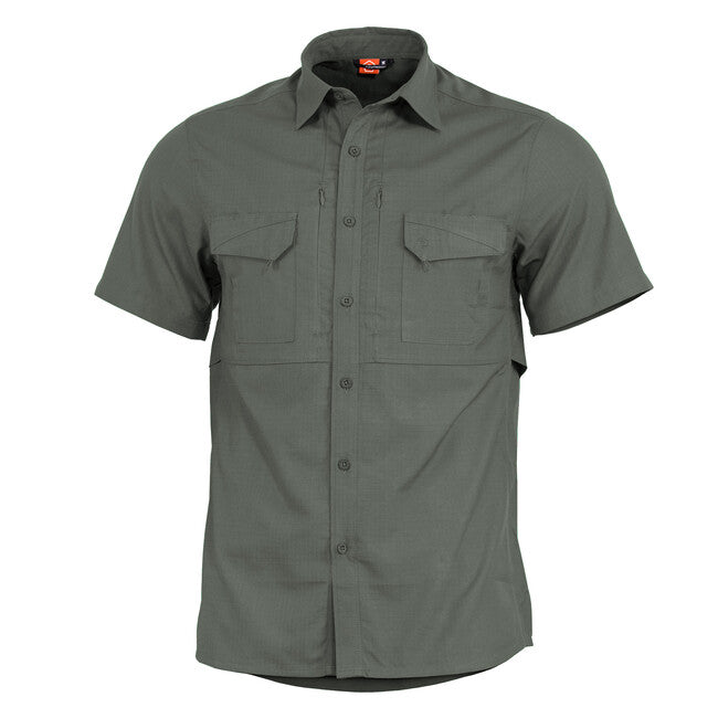 Pentagon Plato Shirt Short Sleeve, Camo Green
