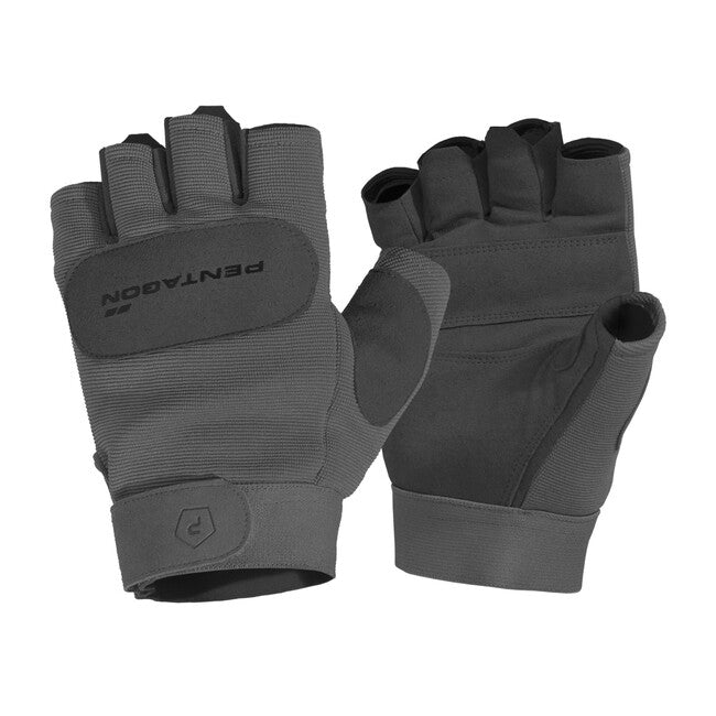 Pentagon Duty Mechanic Fingerless Gloves, Grey