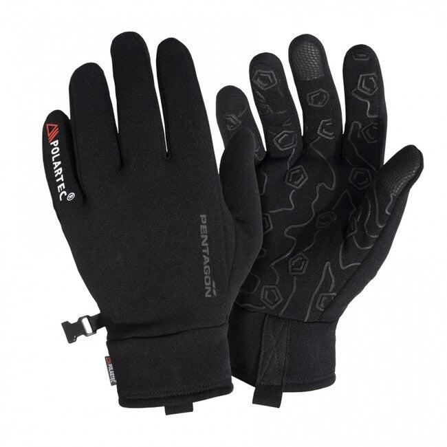Pentagon Ursus Power Stretch Polartec Gloves, Black