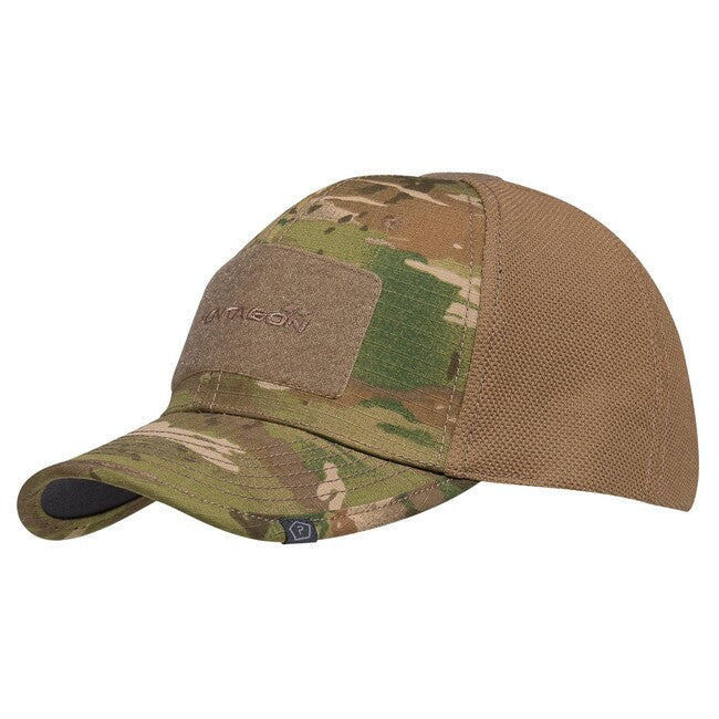 Pentagon Raptor Rip-Stop/Mesh Cap, Grassman