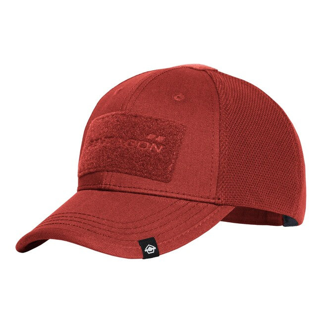 Pentagon Raptor Twill/Mesh Cap, Red
