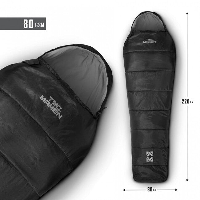 Pentagon Cocoon 10C Sleeping Bag, Black